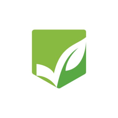 Organik logo şablonu çizimi. Yaprak simgesi logo tasarım şablonunu kontrol et.