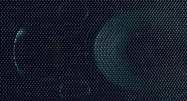 Emerald abstract grille as a background.
