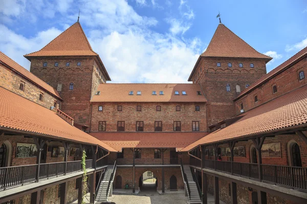 Die Burg der teutonischen Ordnung in Nidzica, Polen Stockfoto