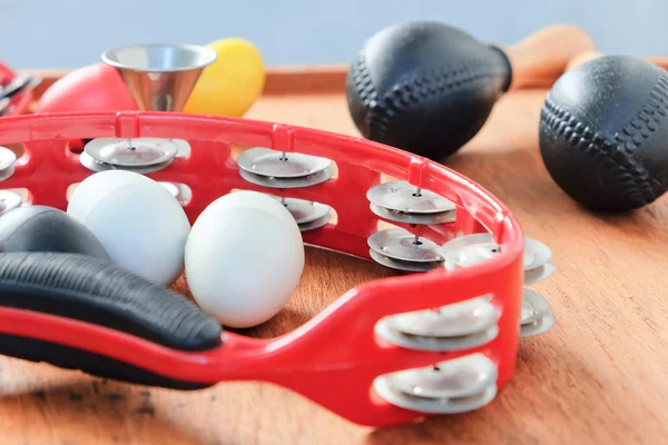 Conjunto de instrumentos de percussão — Fotografia de Stock