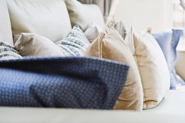 Cushion on sofa — Stock Photo, Image