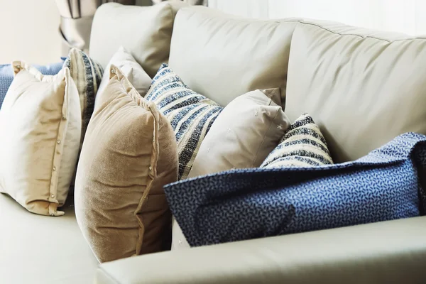 Cushion on sofa — Stock Photo, Image