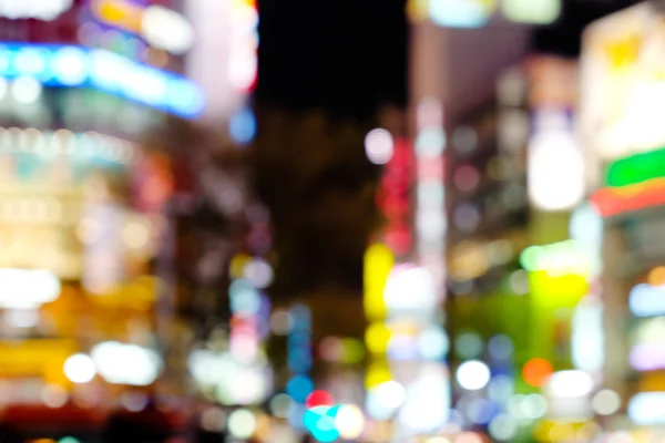 Scheinwerfer bei Shibuya-Kreuzung nachts außer Betrieb — Stockfoto