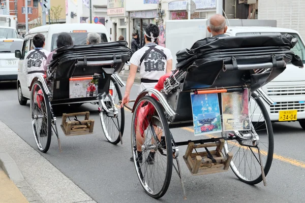 Rickshaw i tokyo japan — Stockfoto