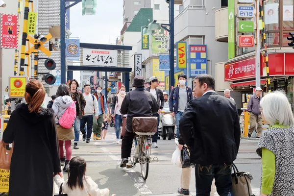 户越银座街东京日本 — 图库照片