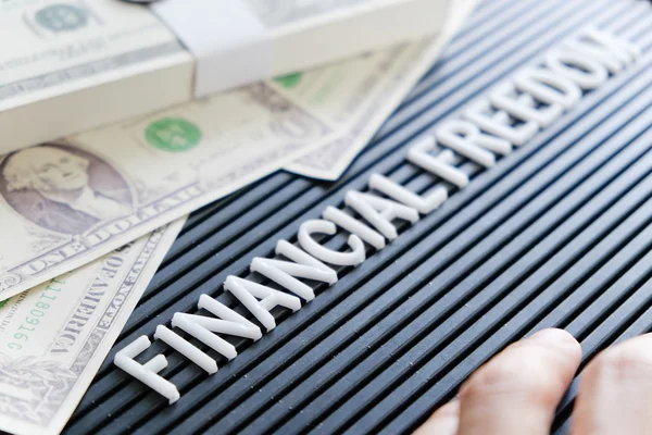 Financial freedom concept — Stock Photo, Image