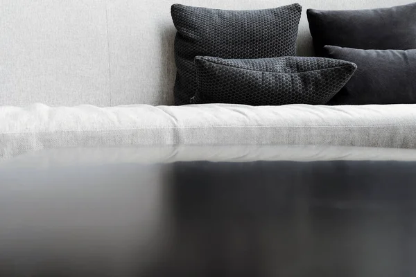 Detail Image Cushion Sofa Modern Living Room — Stock Photo, Image