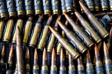 Close up Image of Rifle Bullets