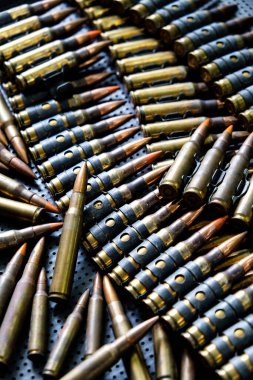  Close up Image of Rifle Bullets