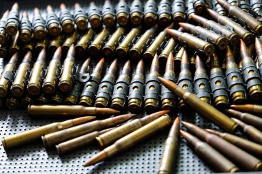  Close up Image of Rifle Bullets