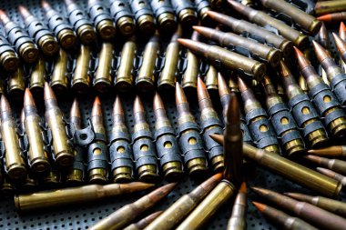  Close up Image of Rifle Bullets