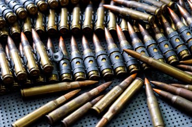  Close up Image of Rifle Bullets