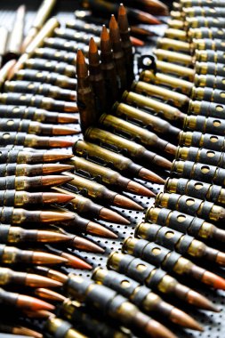  Close up Image of Rifle Bullets