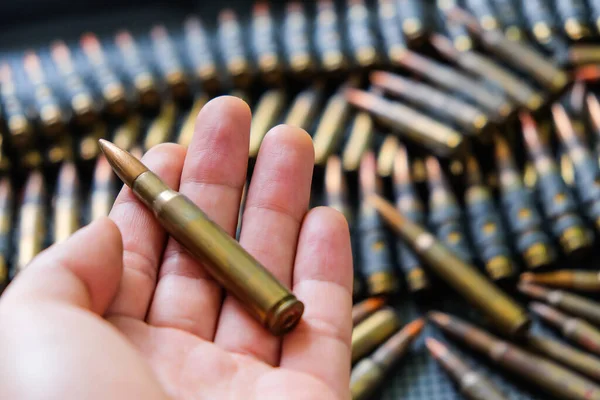 Close Image Rifle Bullets — Photo