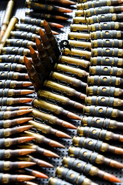 Close Image Rifle Bullets — Stockfoto