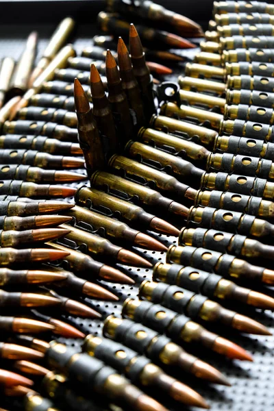 Close Image Rifle Bullets — Stock fotografie