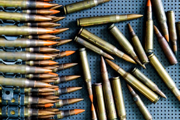 Close Image Rifle Bullets — Photo