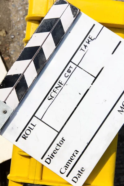 Immagine di Film Slate sul set — Foto Stock