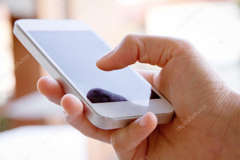 Woman Using a Smart Phone