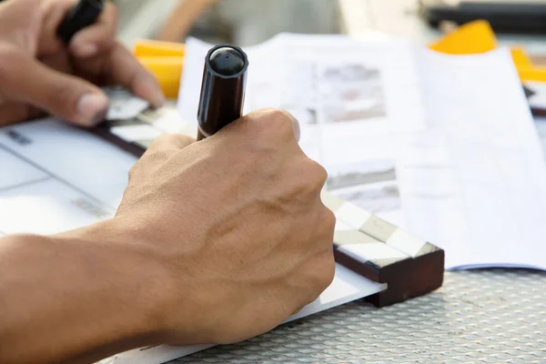 Labeling the Slate — Stock Photo, Image