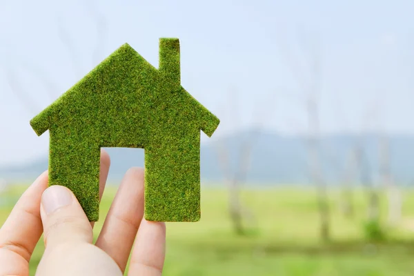 Eco house icon Konzept — Stockfoto