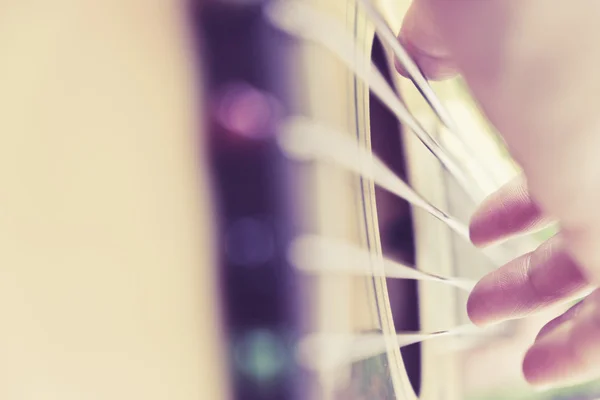 Guitar player background — Stock Photo, Image