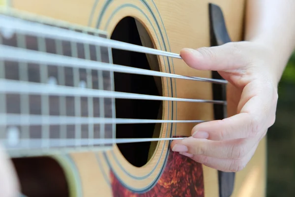 Akoestische basgitaar. — Stockfoto