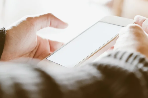 Woman Using a Smart Phone — Stock Photo, Image