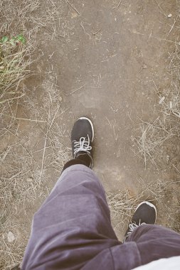 Erkek bacakları Hiking