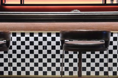 Klasik Retro Diner tabureler