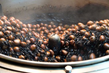 Arka plan kavurma kestane