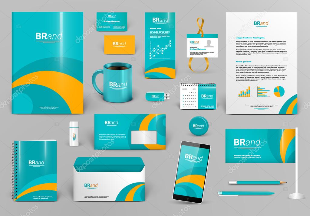 Download Green Branding Design Kit Corporate Identity Template For Hotel Shop Entertainment Vector Image By C Profyart Vector Stock 110117090