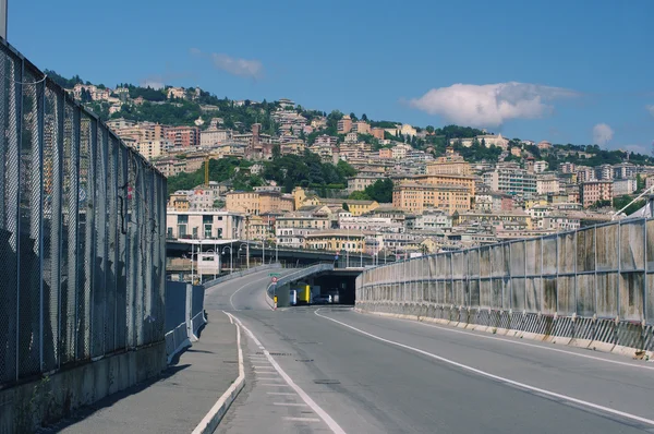 Strada per il centro di Genova — Foto Stock