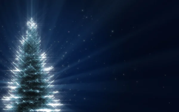 Shiny Christmas Tree — Stock Photo, Image