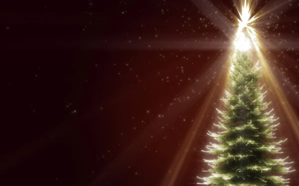 Shiny Christmas Tree — Stock Photo, Image