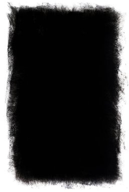 Siyah beyaz grunge maskesi