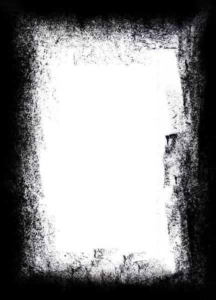 Grunge Grenze Zwischen Schwarz Und Weiß — Stockfoto