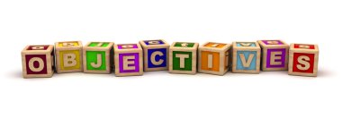 Objectives Play Cubes clipart