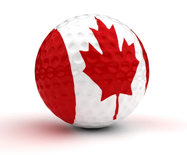 Canadian Golf Ball — Stock Photo, Image