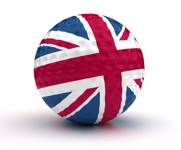UK golfový míček — Stock fotografie