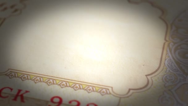 Gros plan sur Roupie indienne 