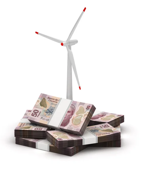 Mexikanska pesos energibesparing — Stockfoto