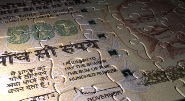 Индийская рупия — стоковое фото