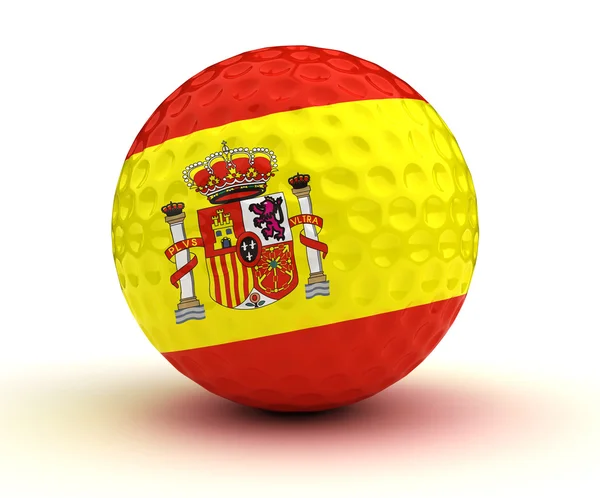 Bola de golfe espanhol — Fotografia de Stock