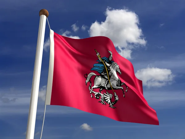 Флаг Москвы — стоковое фото
