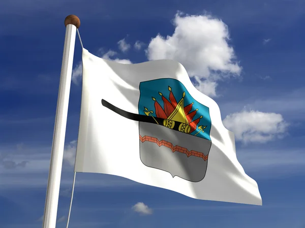 Bandeira da cidade de Omsk — Fotografia de Stock