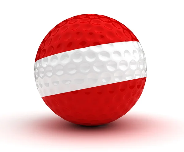 Österrikiska golfboll — Stockfoto