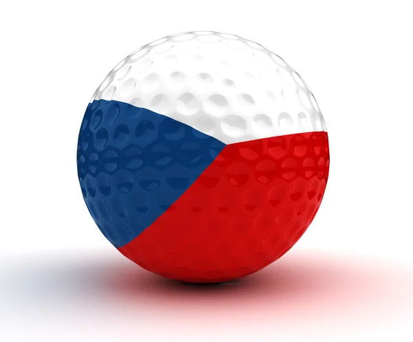 チェコのゴルフ ・ ボール — ストック写真