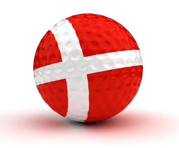 Dänischer Golfball — Stockfoto