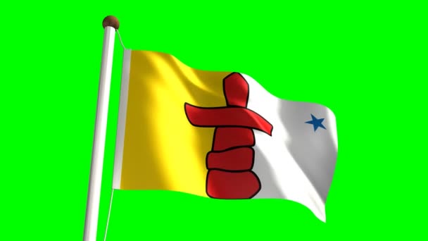 Прапор Нунавут — стокове відео